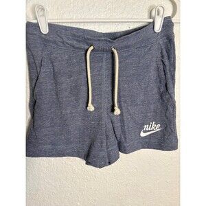 Nike Blue Drawstring Lounge Shorts